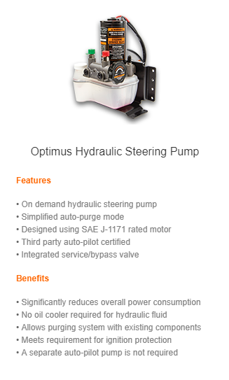 Optimus EPS Hydraulic Steering Pump
